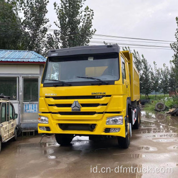 Tangan kedua Howo 375hp 6x4 digunakan truk dump